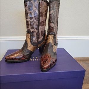 Stuart Weizmann leather boots